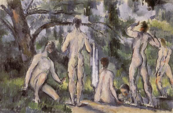 Paul Cezanne Six Women oil painting image